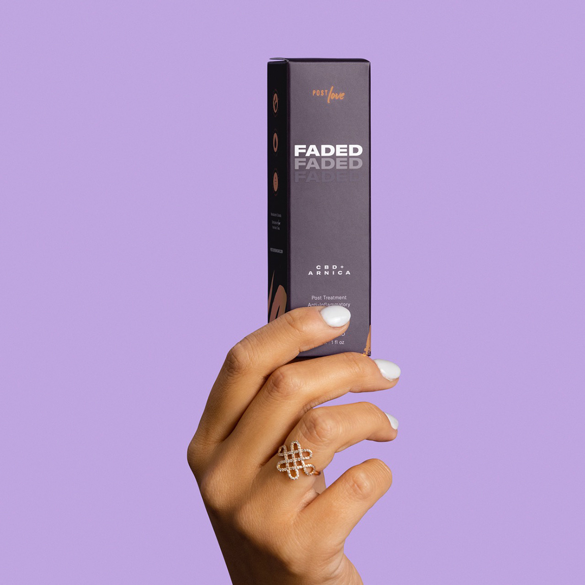 Faded 30 ML packaging by Post Love